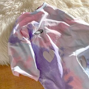 Pastel tie-dye tee